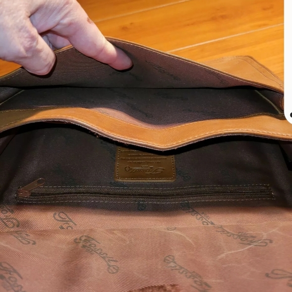 Authentic FOSSIL  Leather Double sided crossbody bag - Picture 11 of 13